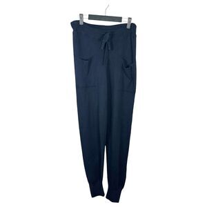Planet by Lauren G Flowy Navy Blue Sweat Pants Size 1 US 4-8